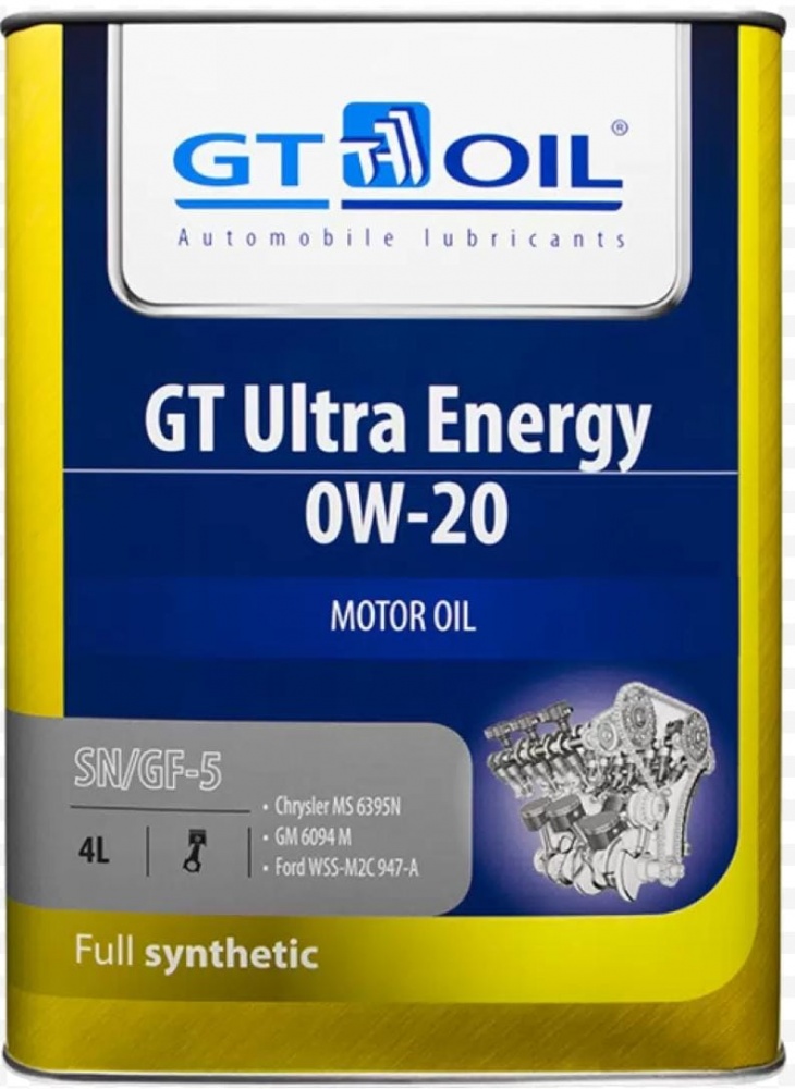 GT OIL ULTRA ENERGY 5W20 4л