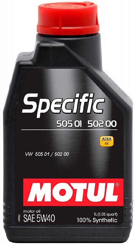 MOTUL Specific VW 502.00/505.00/505.01 5w40 1л (синт) (VW, Audi, Skoda, Seat)