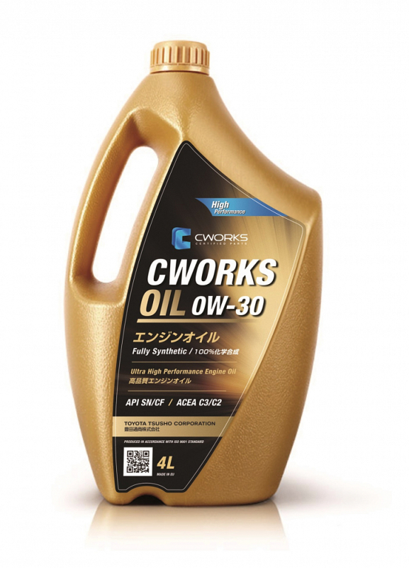 CWORKS OIL 0W30 API SN/CF ACEA C2/C3 4л