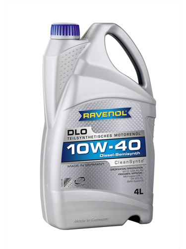 RAVENOL DLO-дизель 10W40 4л (п/синт)