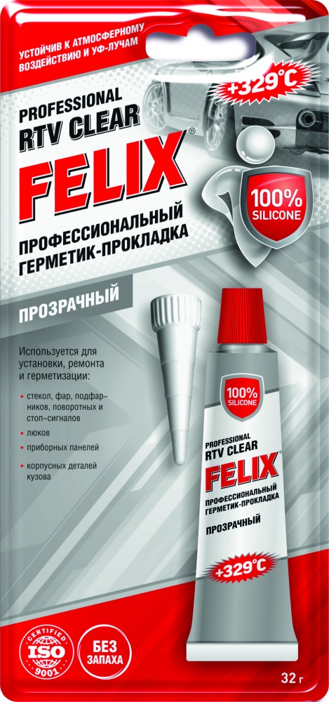 Герметик-прокладка FELIX (прозрачн.) 32г