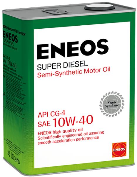 ENEOS SUPER DIESEL CG-4 10W40 4л (п/синт)