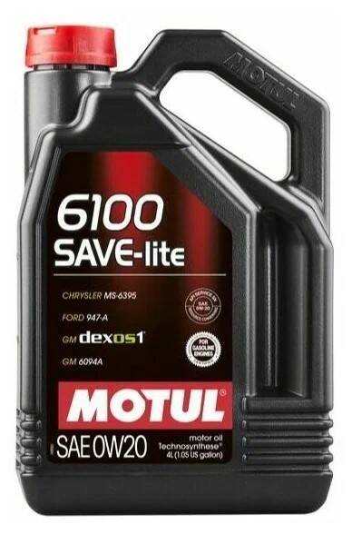 MOTUL 6100 Save-lite 0W20 4л