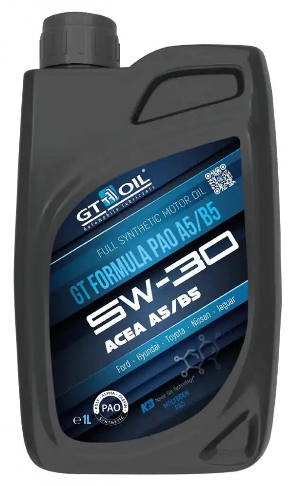 GT OIL Formula PAO A5/B5 5W30 SL/CF 1л