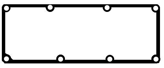 Прокладка клапанной крышки Renault (СТАЛЬ) RC4314