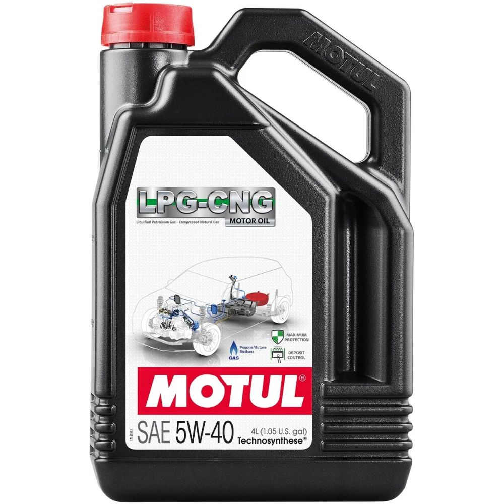 MOTUL LPG/CNG 5W40 4л (для двигателей, работающих на ГАЗУ)